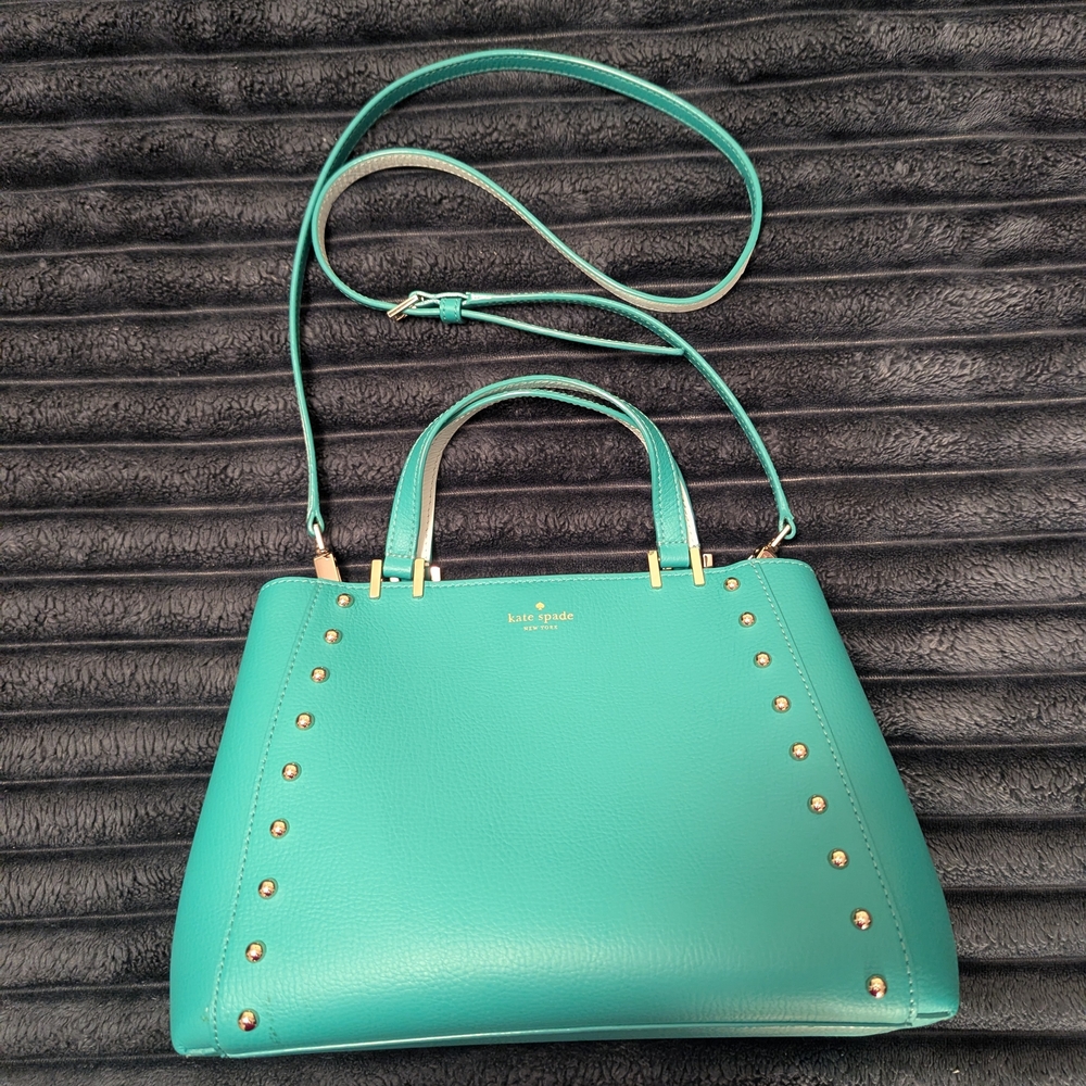 Kate Spade Teal Handbag - Picture 4 of 6